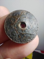 Stara zakrętka do odznaki Gwiazda Dawida Judaica Judaika Żydzi