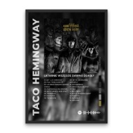 Plakat A3 - "Lataranie wszędzie dawno zgasły" Taco Hemingway wer. 2