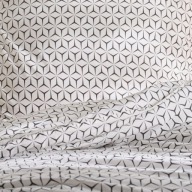 POŚCIEL Z SATYNY BAWEŁNIANEJ KOMPLET POŚCIELI 2 POSZEWKI 220 X 200 CM