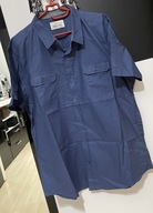 F Koszula Jean Pascale turystyka 2 kieszenie niebieska bawełna duża XXL