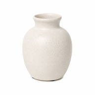 WAZON CERAMICZNY 15,3 CM RUSTYKALNY VINTAGE BOHO DEKORACYJNY DO SALONU DOMU