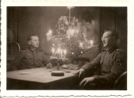 WEHRMACHT -TRZECIA RZESZA -ŻOŁNIERZE CHOINKA -zdjęcie -mały format