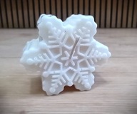 Świeca sojowa płatek śniegu - dekoracyjna