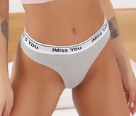 Śliczne markowe majteczki IMiss YOU r.S 95% cotton białe