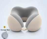 Poduszka Podróżna Rogal Memory Foam + Zgrabne Etui – Komfort Premium