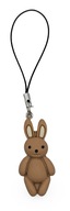 Brelok do Kluczy brązowy króliczek ozdobna zawieszka na prezent dla dzieci