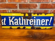 Szyld emaliowany, antyk, reklama blacha