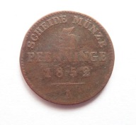 Prusy 3 pfenninge 1852 A