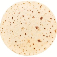 KOC TORTILLA NARZUTA 150x150 CM OKRĄGŁY CIEPŁY pled MIĘKKI BURRITO