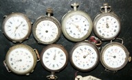 Zestaw starych zegarków