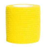 TAŚMA DO GETR OCHRANIACZY BANDAŻ TAPE TEJP OWIJKA 5cmx4,5m ŻÓŁTY