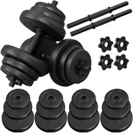 HANTLE REGULOWANE ZESTAW HANTLI DO ĆWICZEŃ 2X10KG 20KG TYTAN