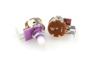 Potencjometr z przełącznikiem B500K B504 regulacja