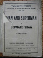 George Bernard Shaw - Man and Superman Leipzig, Bernhard Tauchnitz 1913