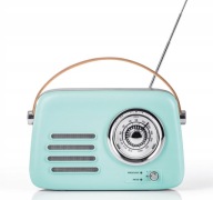 STYLOWE RETRO Radio PRZENOŚNE sieciowo-bateryjne FM Easymaxx