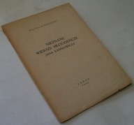 NIEZNANE WIERSZE MŁODZIEŃCZE JANA KASPROWICZA Mieczysław Dereżyński /1946