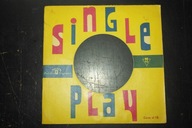 Okładka płyty winylowej singiel żółta