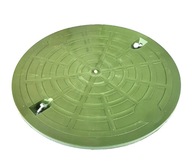 POKRYWA DEKIEL NA RURĘ KARBOWANĄ 425 mm ZIELONA