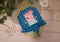 Świnka Peppa świetny strój kąpielowy 80-86cm 12-18mies