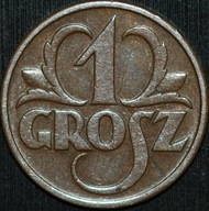 1 grosz 1933 - piękny egzemplarz