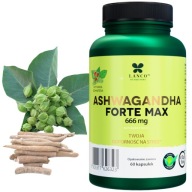 666mg Ashwagandha FORTE MAX - Maksymalna dawka - 60 KAPSUŁEK