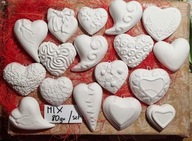 Serca MIX wzorów z haczykiem 80gr szt na aukcji 2szt w komplecie