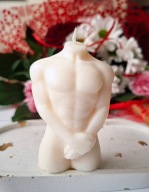 Świeczki sojowe na Dzień Kobiet świeczka Ciało mężczyzny na Walentynki