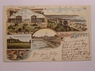 Sopot Zoppot łazienki muszelki 1899 lit sec