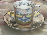 ROYAL DOULTON Shakespeare's Country WARE DICKENS WARE FILIŻANKA Z PODSTAWKĄ