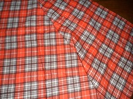 Kupon materiału flanela bawełniana kratka 90 x 190cm