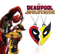 Deadpool & Wolverine Naszyjnik BEST FRIENDS 2 szt. 50 cm BFF Marvel