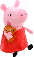 MASKOTKA ŚWINKA PEPPA PEPA PRZYTULANKA FIGURKA PLUSZOWA PLUSZAK MISIEK 27cm