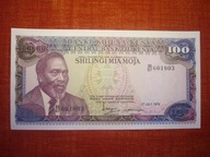 KENIA 100 SHILLINGS P-18 1978 UNC B. RZADKI