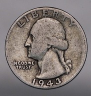 USA, 25 CENTÓW 1943