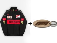 Vintage Kurtka Bomberka Wyścigowa F1 Ferrari - Rozmiar M BRELOK F1 GRATIS!