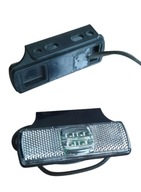 Światło Lampa obrysowa przednia biała +odblask led 12/24V diodowa + uchwyt