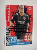 Karta topps match attax autograf Bundesliga Eintracht Frankfurt Chandler
