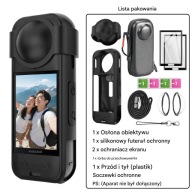 ZWSTAW OSŁONA OBIEKTYWU SZKŁO POKROWIEC DO INSTA360 ONE X5