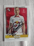 Karta topps mach attax autograf RB Leipzig Champions David Raum