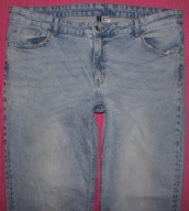 H/Mdenim+ SZERSZE JEANSY WYŻSZY STAN NAPY XL - 46/48