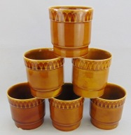 Kubek stołówkowy PRL - Tułowice - Zestaw 6 szt.