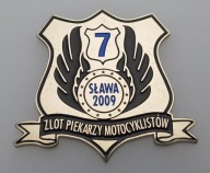 Znaczek, odznaka, blacha zlotowa, motocyklowa No.2211