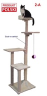 Drapak dla kota, naturalne drewno, 2a PRODUKT POLSKI
