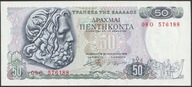 Grecja 50 drachm 1978 - stan bankowy UNC