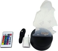 Lampka Nocna 3D LED NARUTO + ITACHI - 2w1, Pilot RGB