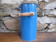 Stara Emaliowana kanka na mleko_3 L_OLKUSZ PRL