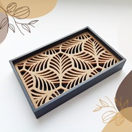 Mydelniczka wolnostojąca prostokątna - czarna.