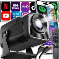 PROJEKTOR FULL HD PRO WYSOKA JAKOŚĆ APLIKACJE NETFLIX YOUTUBE SPOTIFY TV