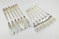 HEFRA fas. RAPSODIA WIDELCE NOŻE DO RYB KOMPLET 12 szt. RZADKOŚĆ