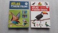 2 x ATLAS PTAKOW POLSKI Przewodnik obserwatora + PTAKOW SWIATA ... (BDB)